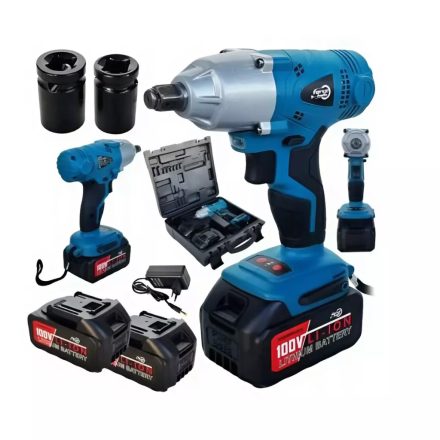 Force tools 2 akkumulátoros ütvecsavarozó dugókulcsal kofferban 550nm