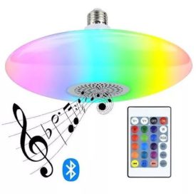   Bluetooth UFO lámpa hangszóróval + távirányítóval - 20W