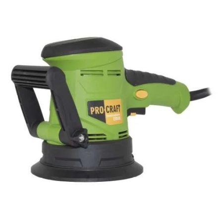 Orbitális csiszoló excenteres Procraft EX850E-vel, 125 mm, 850 W, 14000 RPM, változtatható sebesség