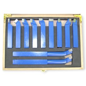   HA-0061 - Koronafúró Karbid készlet titánium bevonattal 16, 18, 20, 22, 25, 30, 35, 45, 50, 53mm10db-os -  fémhez