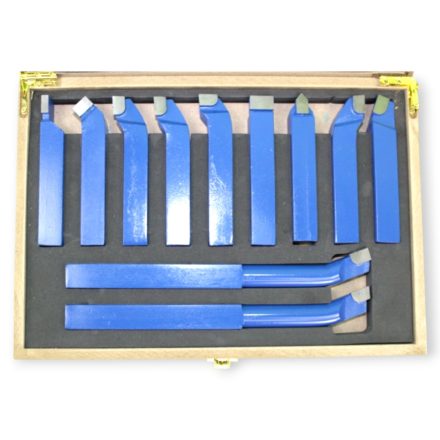 HA-0061 - Koronafúró Karbid készlet titánium bevonattal 16, 18, 20, 22, 25, 30, 35, 45, 50, 53mm10db-os -  fémhez