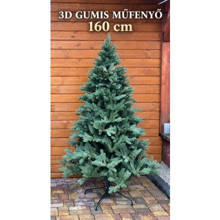 	3D gumis műfenyő – 160 cm