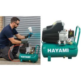 HAYAMI légkompresszor - 24L, 8 bar