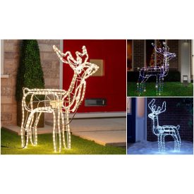   LED RÉNSZARVAS MOZGÓ FEJŰ 100 CM  válaszható színnel!!!